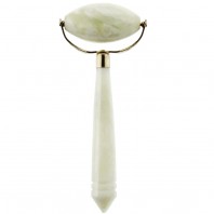 White Lotus Large Jade Roller - Designer Crystal Rollers